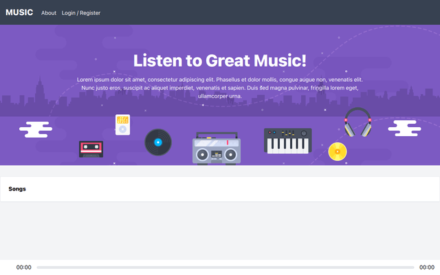 Vue & Firebase | Music App